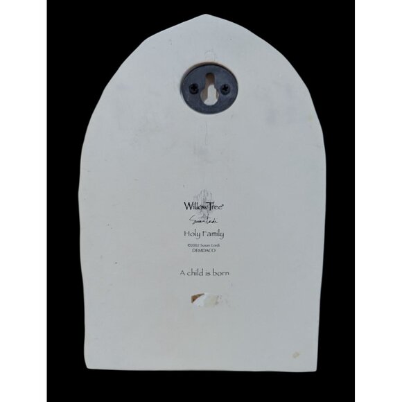 Vintage Willow Tree The Holy Family 'A Child is Born' Plaque - Picture 4 of 4